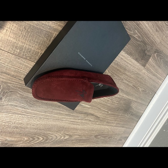 NWT Giuseppe Zanotti burgundy loafers size 41 - Picture 8 of 12